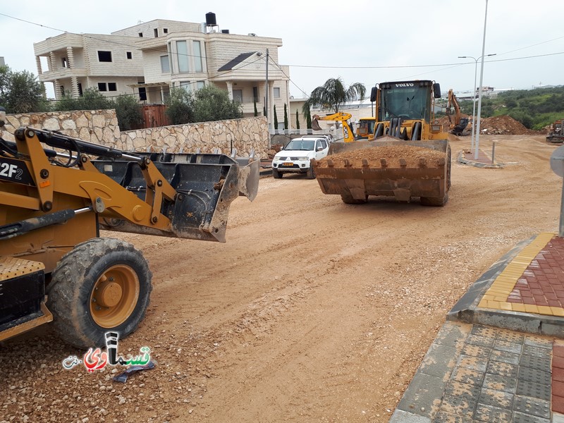  فيديو: ولن يتوقف ... انجاز المرحلة الاولى من شارع المرحوم الشيخ عبدالله نمر درويش والرئيس يؤكد  هذا الشارع الحيوي سيصل الى مدخل قرية كفربرا 